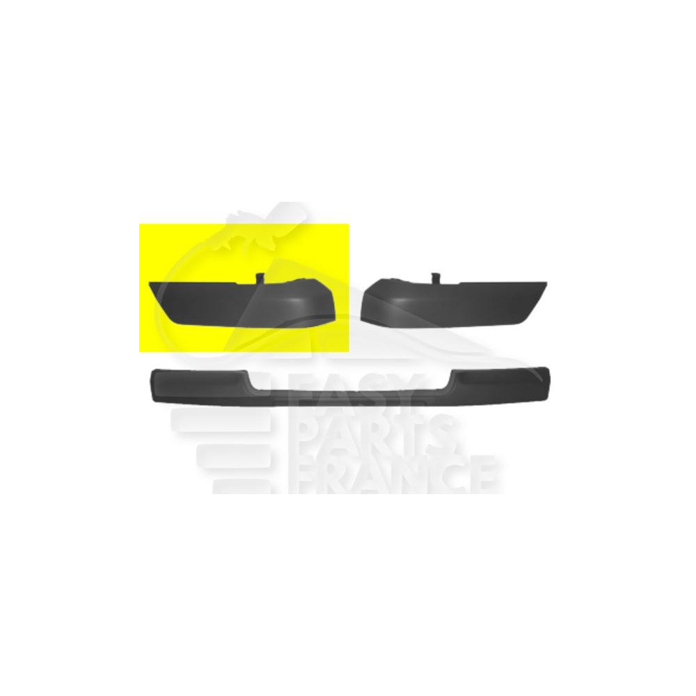 MOULURE DE PARE-CHOC AVANT-DROIT NOIRE pour CITROEN JUMPY
