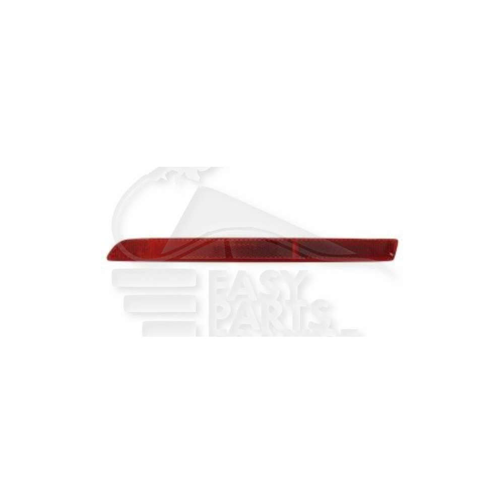 REFLECTEUR DE PARE-CHOC ARRIÈRE-GAUCHE - 2 PORTES pour VOLKSWAGEN TRANSPORTER