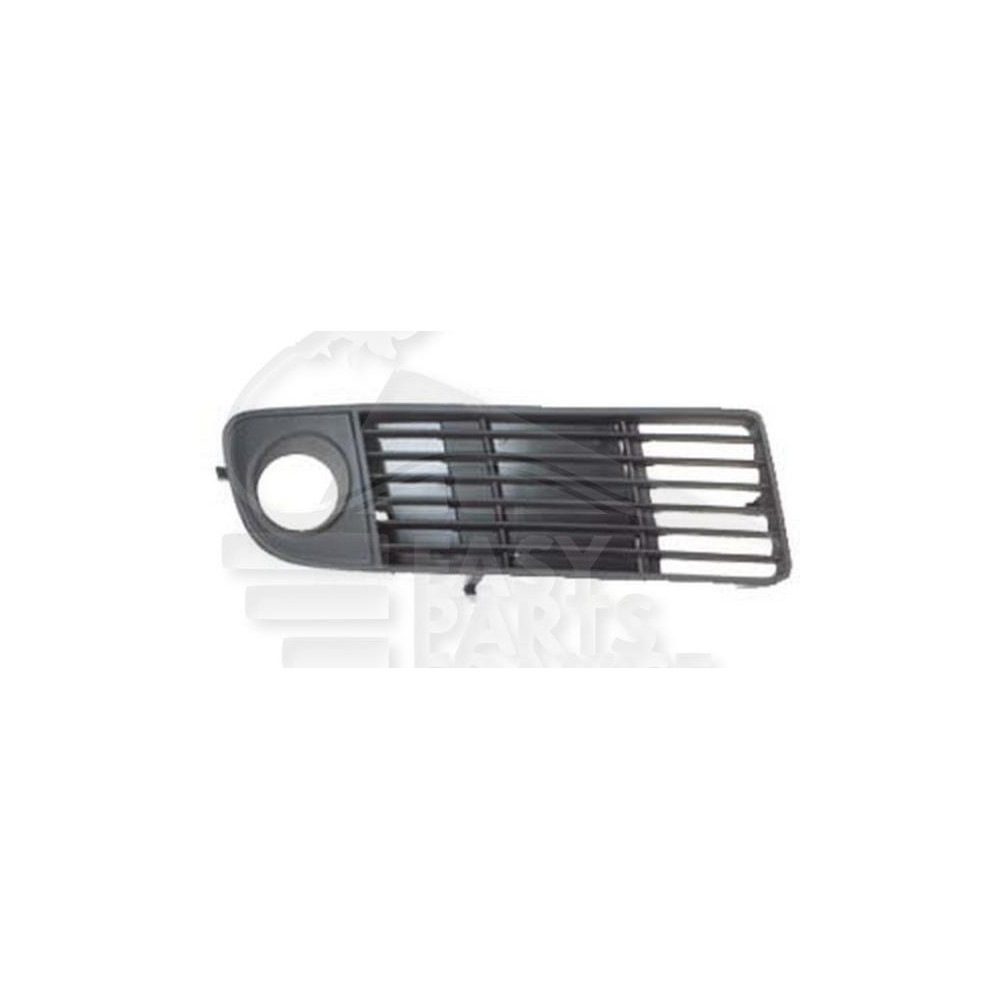 GRILLE DE PARE-CHOC AVANT-DROIT NOIRE - 09/99 pour AUDI A6