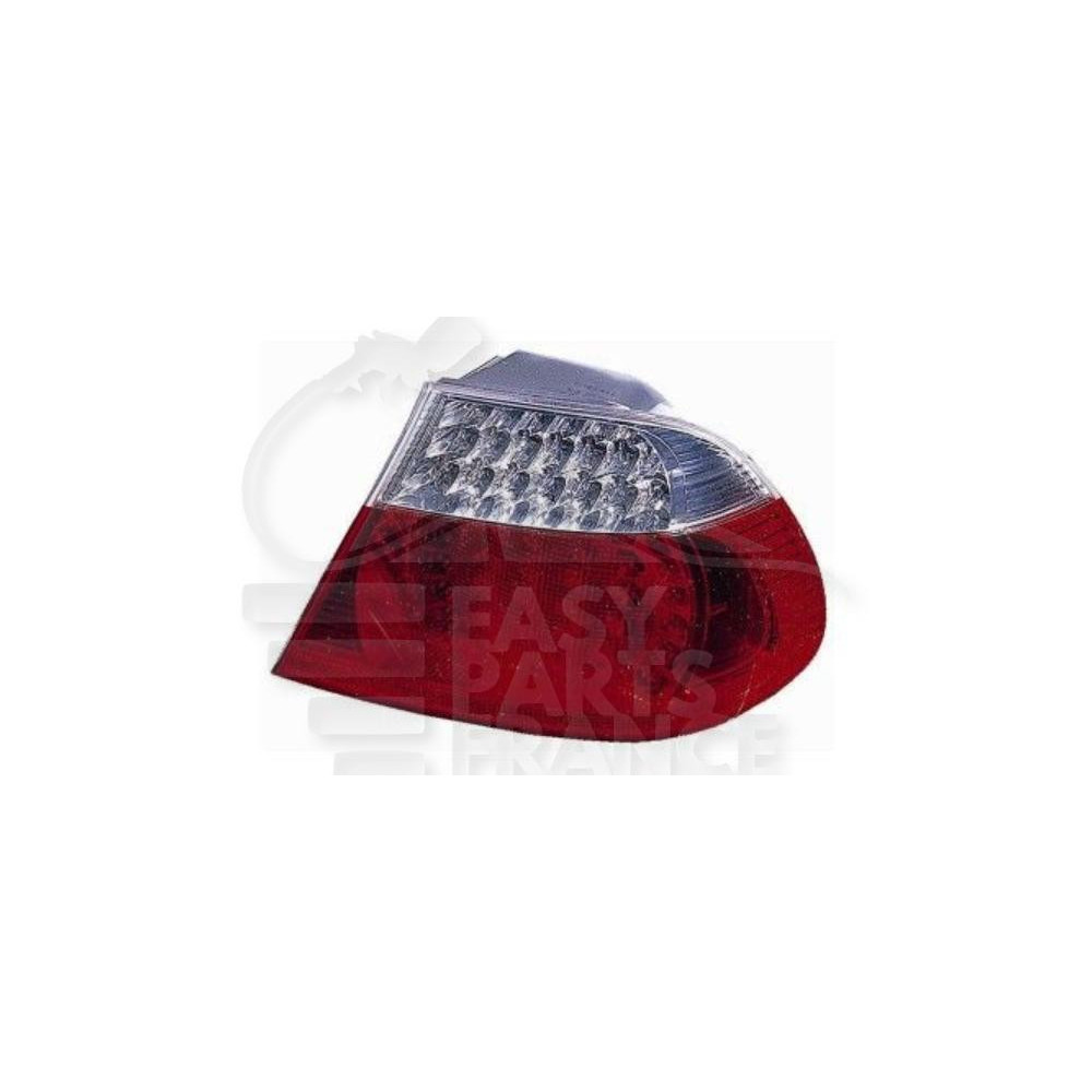 FEU ARRIÈRE-DROIT EXTÉRIEUR BLANC/ROUGE pour BMW S3 E46 3 PTES / COUPE