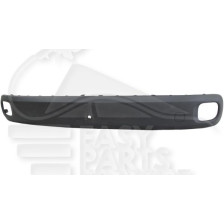 MOULURE CENTRALE DE PARE-CHOC ARRIÈRE NOIR SANS PACKONTROL pour FIAT PANDA