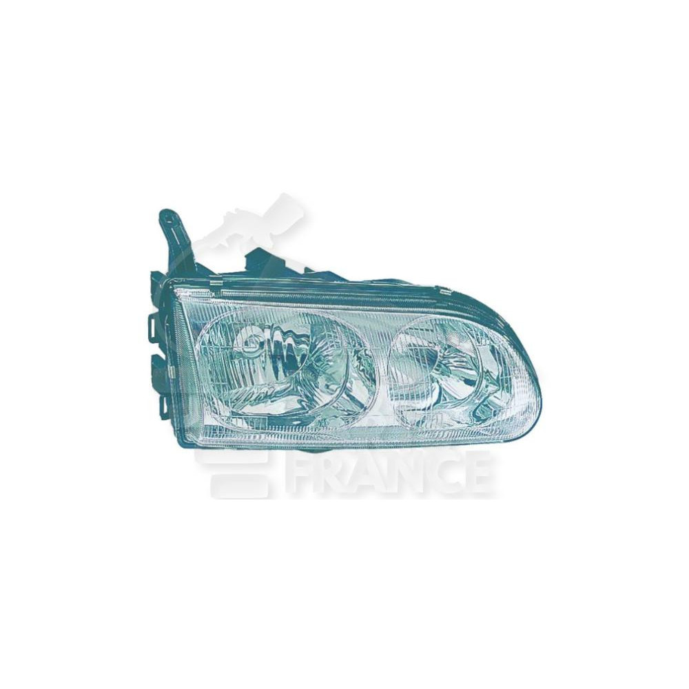 PHARE OPTIQUE DROIT H7+H1 MANUEL FOND CHROME pour MITSUBISHI SPACE GEAR
