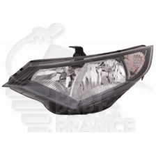 PHARE OPTIQUE GAUCHE H7+H7 ÉLECTRIQUE AVEC MOTEUR FOND NOIR pour HONDA CIVIC