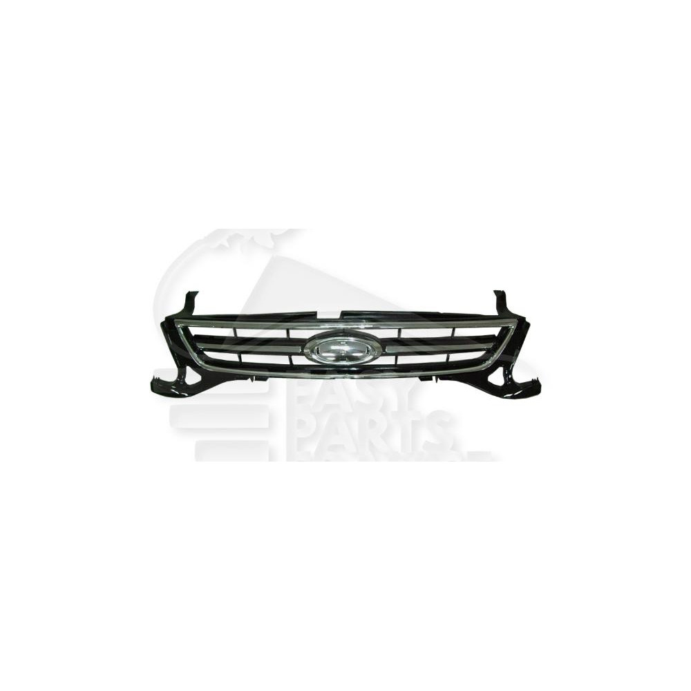 GRILLE DE CALANDRE NOIRE AVEC MOULURE CHROMEE pour FORD MONDEO