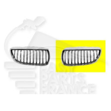 GRILLE DE CALANDRE AVANT-GAUCHE NOIRE AVEC CADRE CHROMEE pour BMW S3 E90
