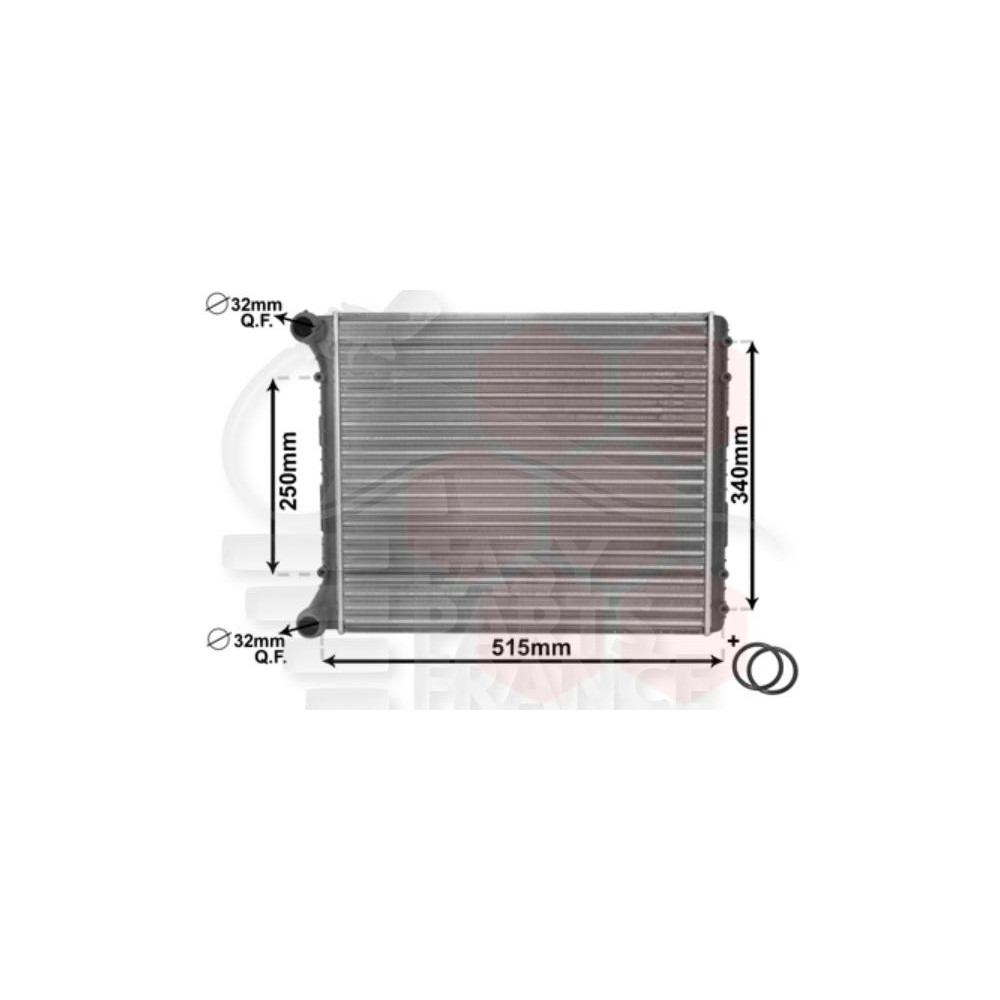 RADIATEUR TOUS TYPES AVEC OU SANS CLIM pour AUDI A2