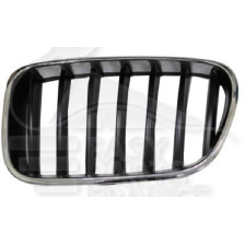 GRILLE DE CALANDRE AVG CHROMEE - NOIRE 