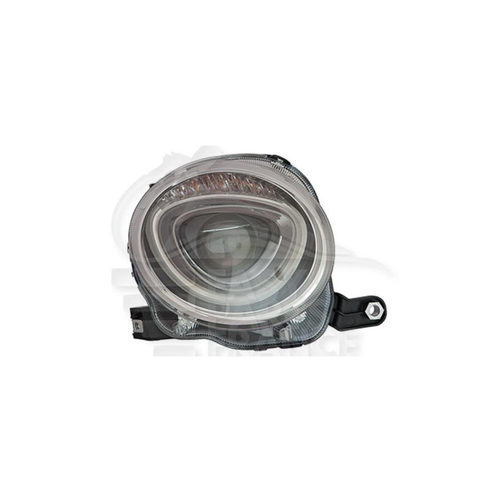 PHARE OPTIQUE GAUCHE H7 ÉLECTRIQUE AVEC MOTEUR pour FIAT 500