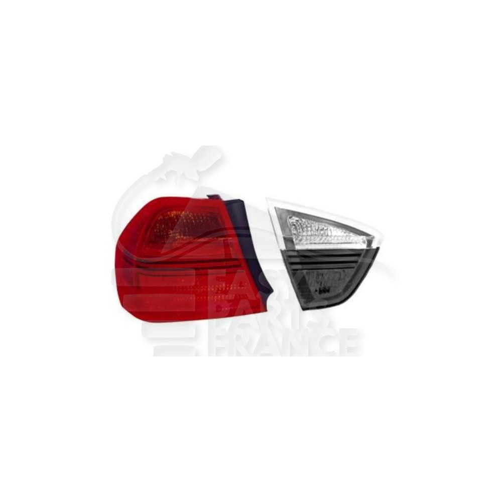 FEU ARRIÈRE-GAUCHE EXTÉRIEUR ROUGE MODÈLE 4 PORTES pour BMW S3 E90