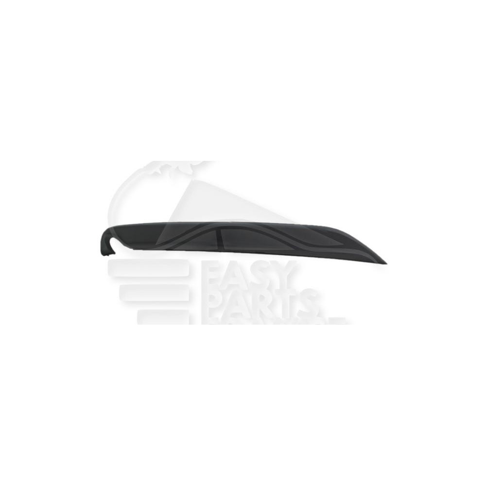 SPOILER PARE-CHOC ARRIÈRE NOIR DOUBLE SORTIE ÉCHAPPEMENT A GAUCHE pour VOLKSWAGEN GOLF