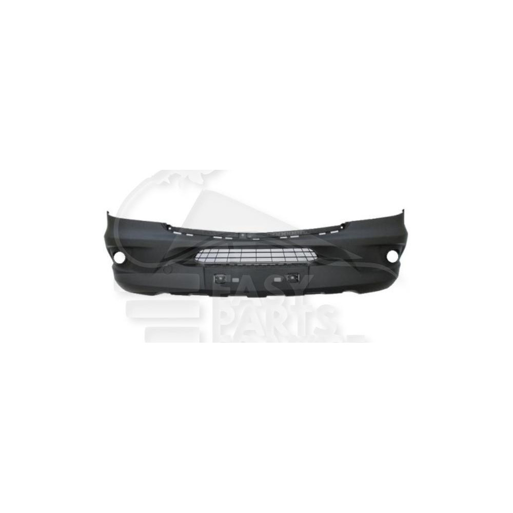 PARE-CHOC AVANT NOIR AVEC EMPLACEMENT ANTI-BROUILLARD SANS PACKONTROL pour MERCEDES SPRINTER