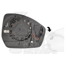 GLACE DE RÉTROVISEUR GAUCHE CHAUFFANT & DÉTECT. ANGLE MORT pour LAND ROVER EVOQUE