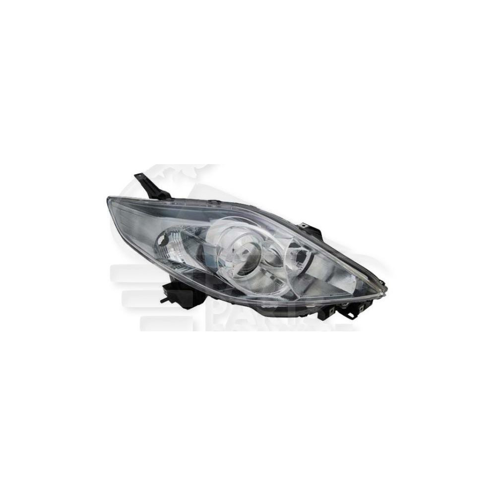PHARE OPTIQUE DROIT H7+HB4 ÉLECTRIQUE AVEC MOTEUR FOND NOIR pour MAZDA MAZDA 5