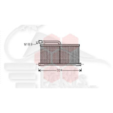 RADIATEUR DE CHAUFFAGE TOUS TYPES 144 X 296 X 27 pour AUDI A6