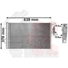 CONDENSEUR TT TYPES SAUF XDRIVE 28I 3.0I 587 X 383 X 16 