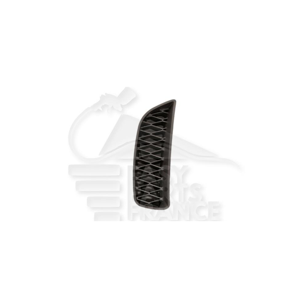 GRILLE DE PARE-CHOC AVANT-DROIT NOIRE pour FIAT 500