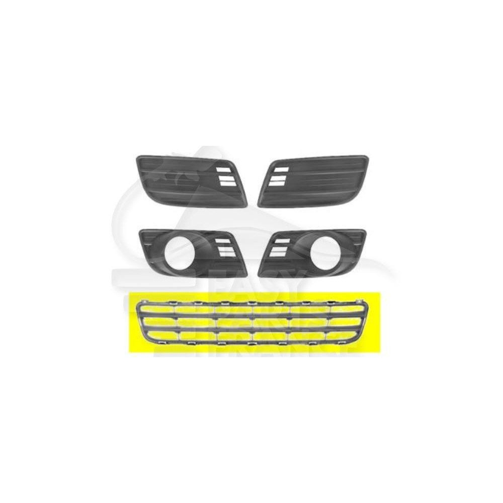 GRILLE CENTRALE DE PARE-CHOC AVANT NOIRE pour SUZUKI SWIFT