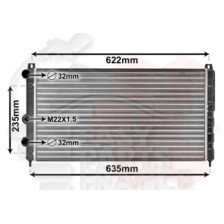 RADIA 1.6 A/CLIM - 1.9 SDI - 590 X 322 X 34 