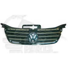 GRILLE DE CALANDRE NOIRE AVEC MOULURE CHROMEE pour VOLKSWAGEN CADDY