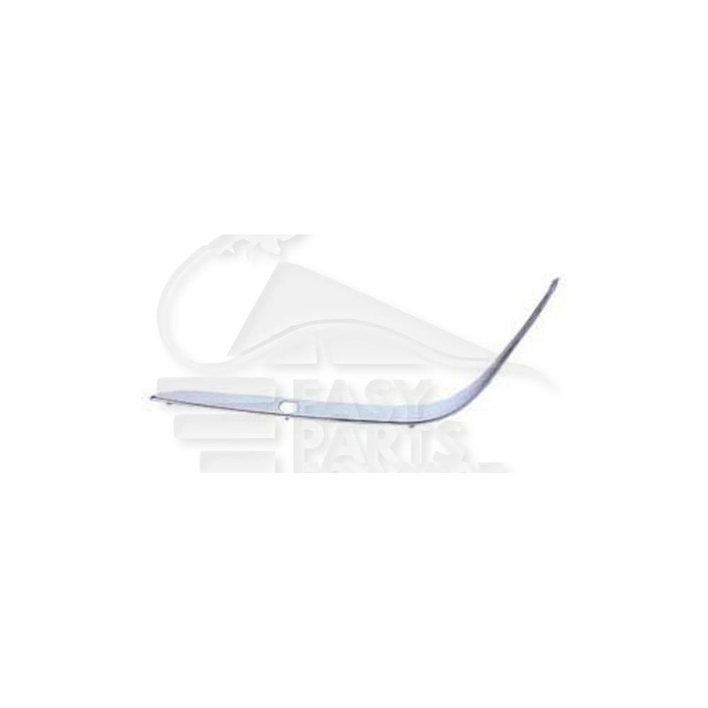 MOULURE CHROMEE DE PARE-CHOC AVANT-GAUCHE AVEC PACKONTROL pour BMW S7 E38