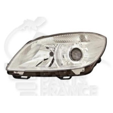 PHARE OPTIQUE GAUCHE H7+H7 ÉLECTRIQUE AVEC MOTEUR pour SKODA ROOMSTER