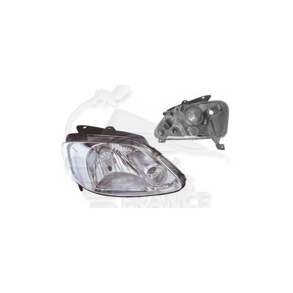 PHARE OPTIQUE DROIT H4 ÉLECTRIQUE SANS MOTEUR pour VOLKSWAGEN FOX