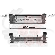 ECHANGEUR 228 I 495 X 133 X 100 pour BMW S2