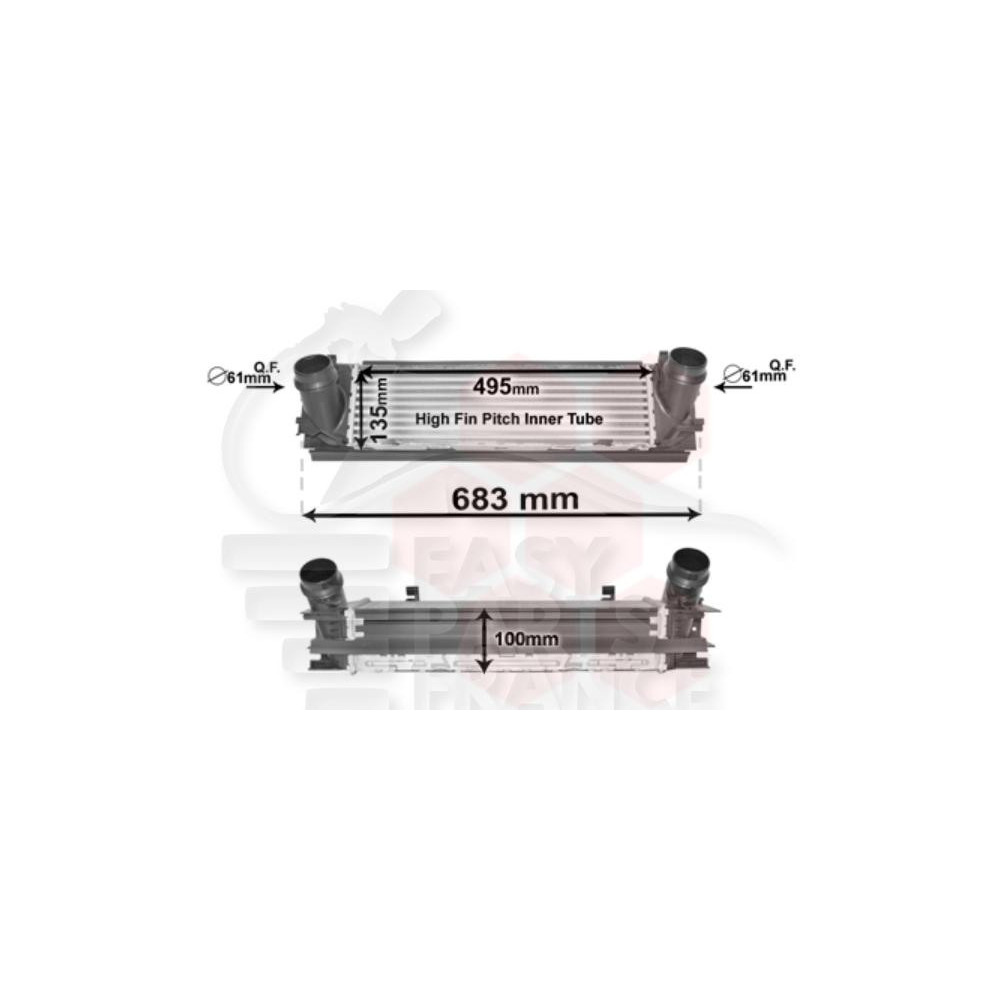 ECHANGEUR 228 I 495 X 133 X 100 pour BMW S2