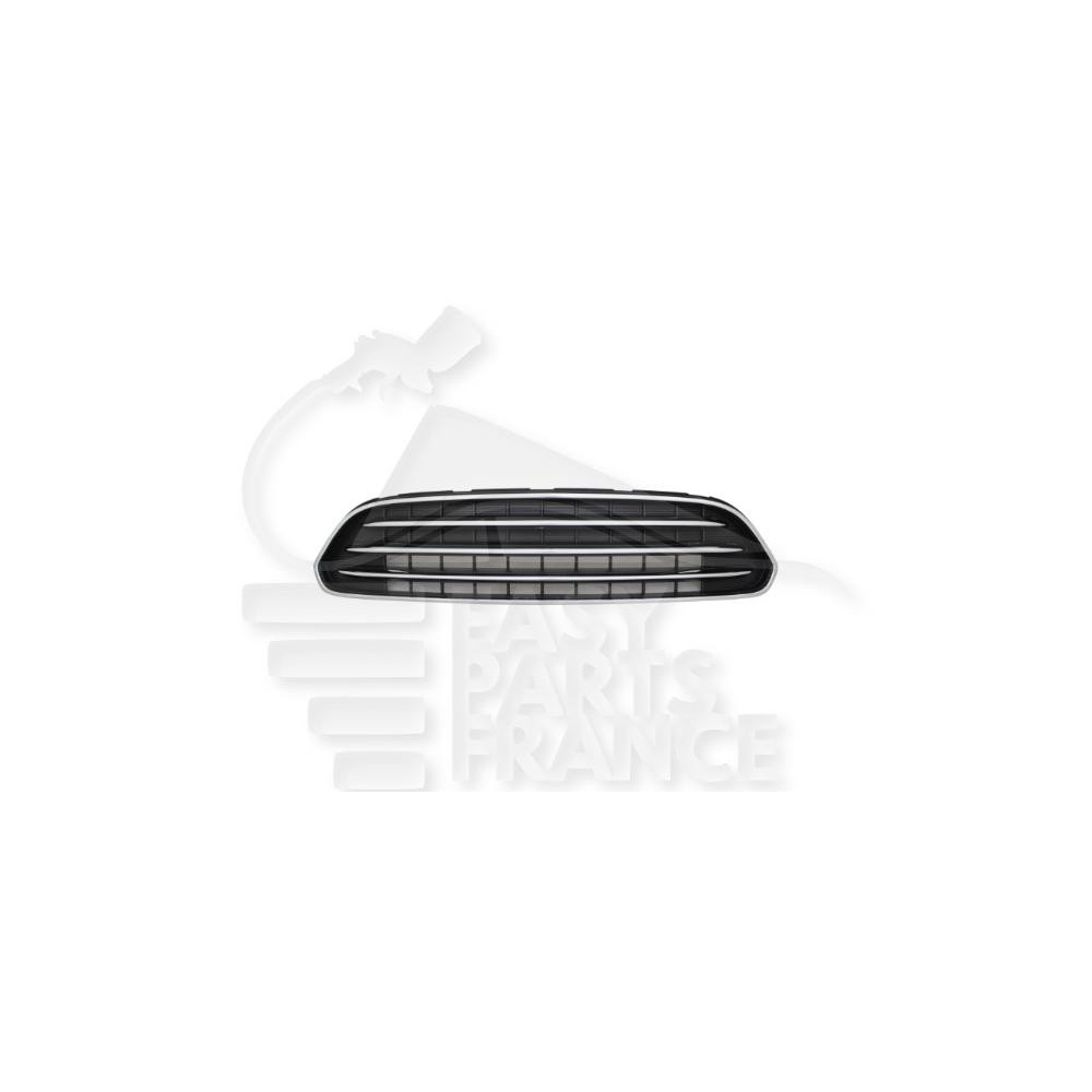 GRILLE DE CALANDRE NOIRE AVEC CHROME & MOULURES CHROMEES pour MINI /