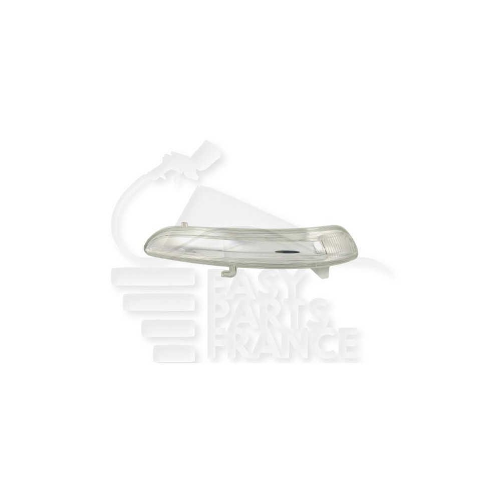 FEU DE RÉTROVISEUR GAUCHE BLANC POUR RÉTROVISEUR REGLAGE CABLE pour PEUGEOT 208