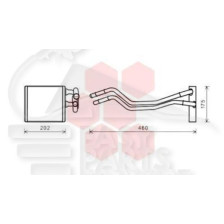 RADIA DE CHAUF TT TYPES 170 X 165 X 26 