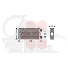 RADIA DE CHAUF TT TYPES 233 X 145 X 32 