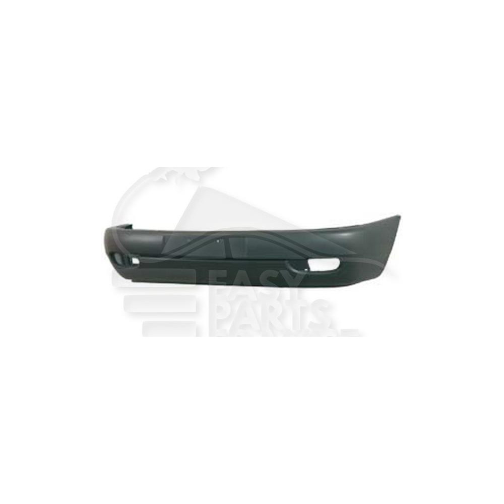 PARE-CHOC AVANT NOIR AVEC EMPLACEMENT ANTI-BROUILLARD PARTIE SUPÉRIEUR COURTE pour VOLKSWAGEN TRANSPORTER
