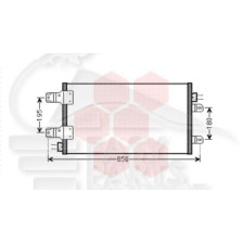 CONDENSEUR 2.5DCI 09/06 → 690 X 380 X 16 