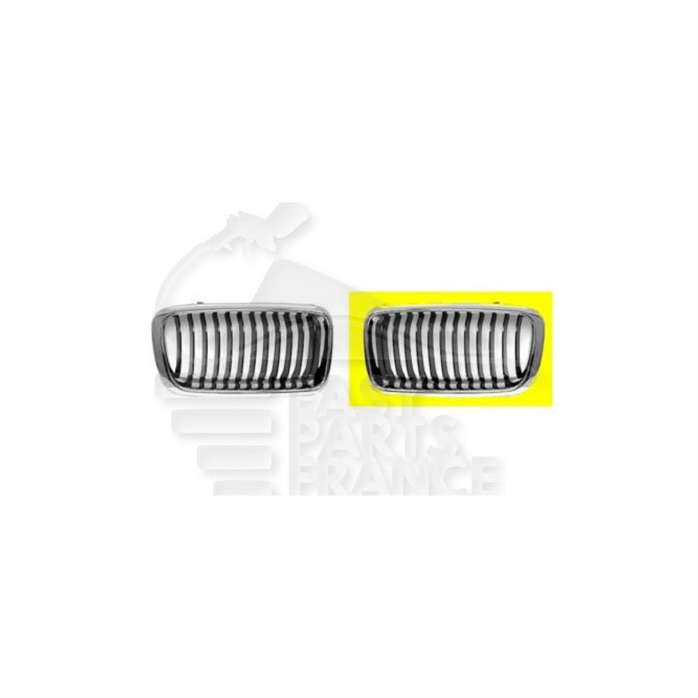 CALANDRE GAUCHE CHROMEE pour BMW S7 E38