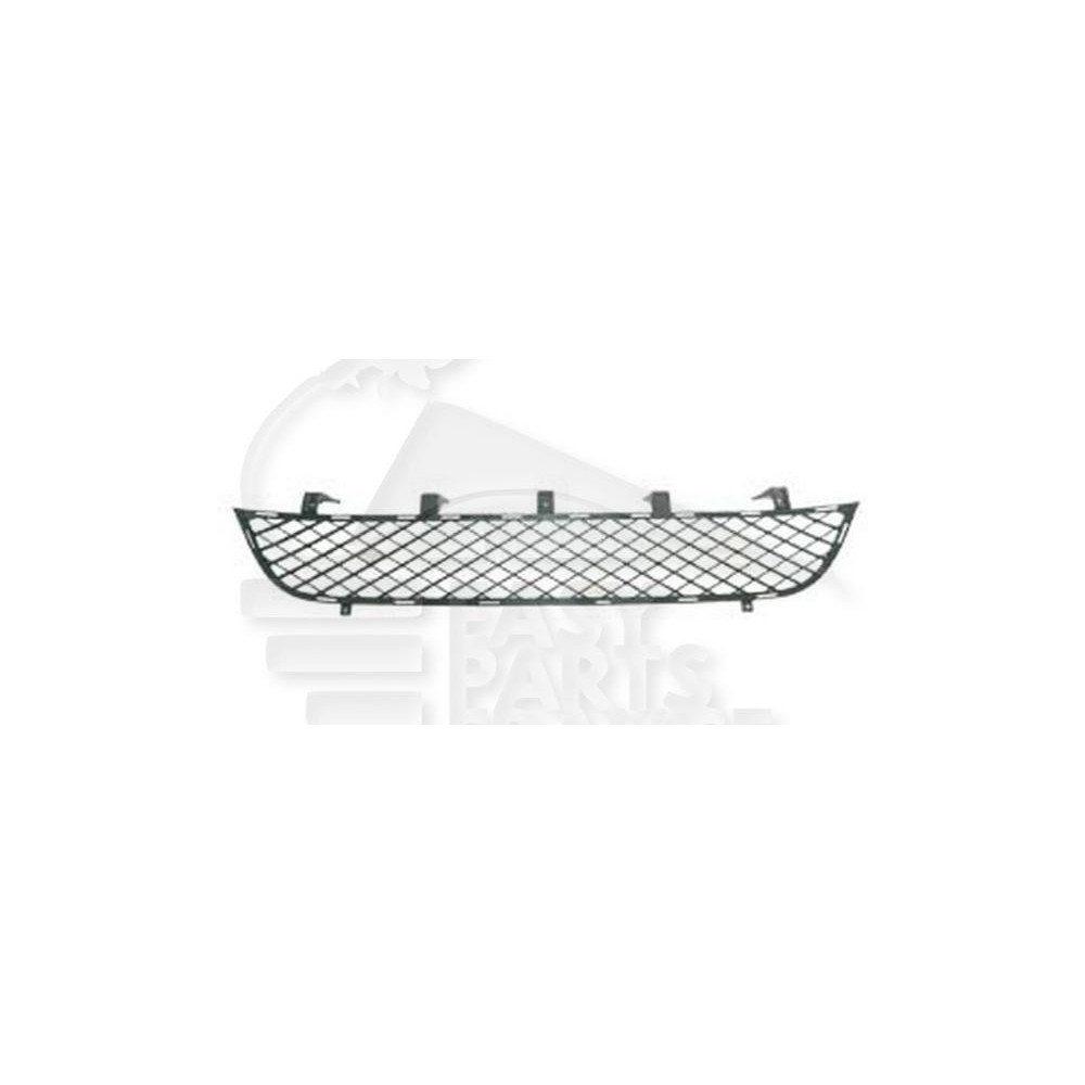 GRILLE CENTRALE DE PARE-CHOC AVANT NOIRE pour MITSUBISHI L200