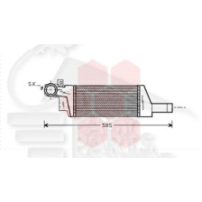 ECHANGEUR 1.3 CDTI → 06 - 1.7 CDTI 275 X 127 X 50 pour OPEL COMBO