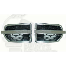 GRILLE AILE AVANT-DROIT NOIRE pour LAND ROVER DISCOVERY
