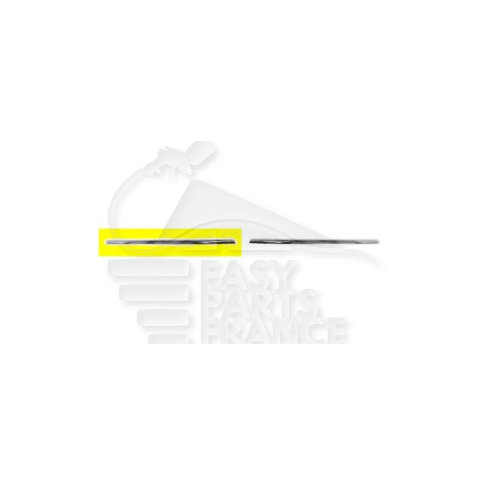 MOULURE DE PARE-CHOC AVANT-DROIT CHROMEE pour AUDI A6