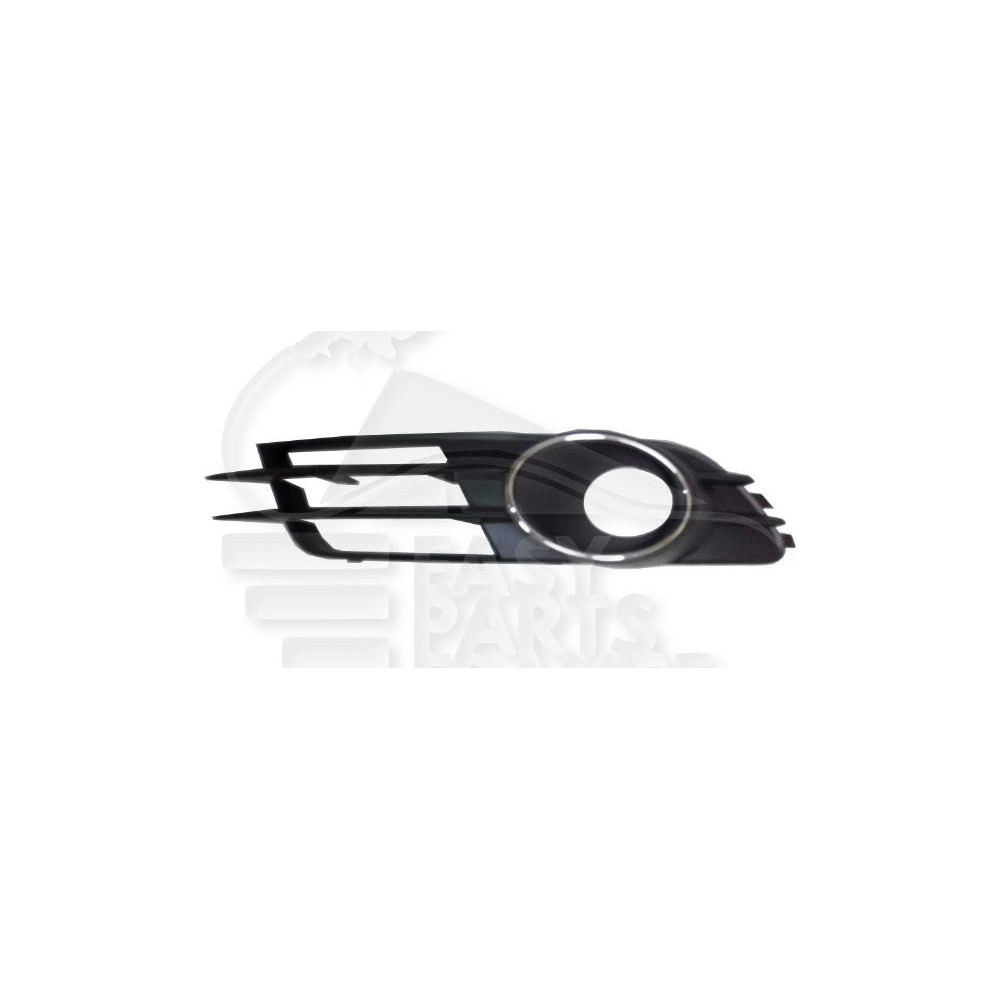 GRILLE DE PARE-CHOC AVANT-GAUCHE AVEC EMPLACEMENT ANTI-BROUILLARD - AVEC MOULURE CHROMEE pour AUDI A6
