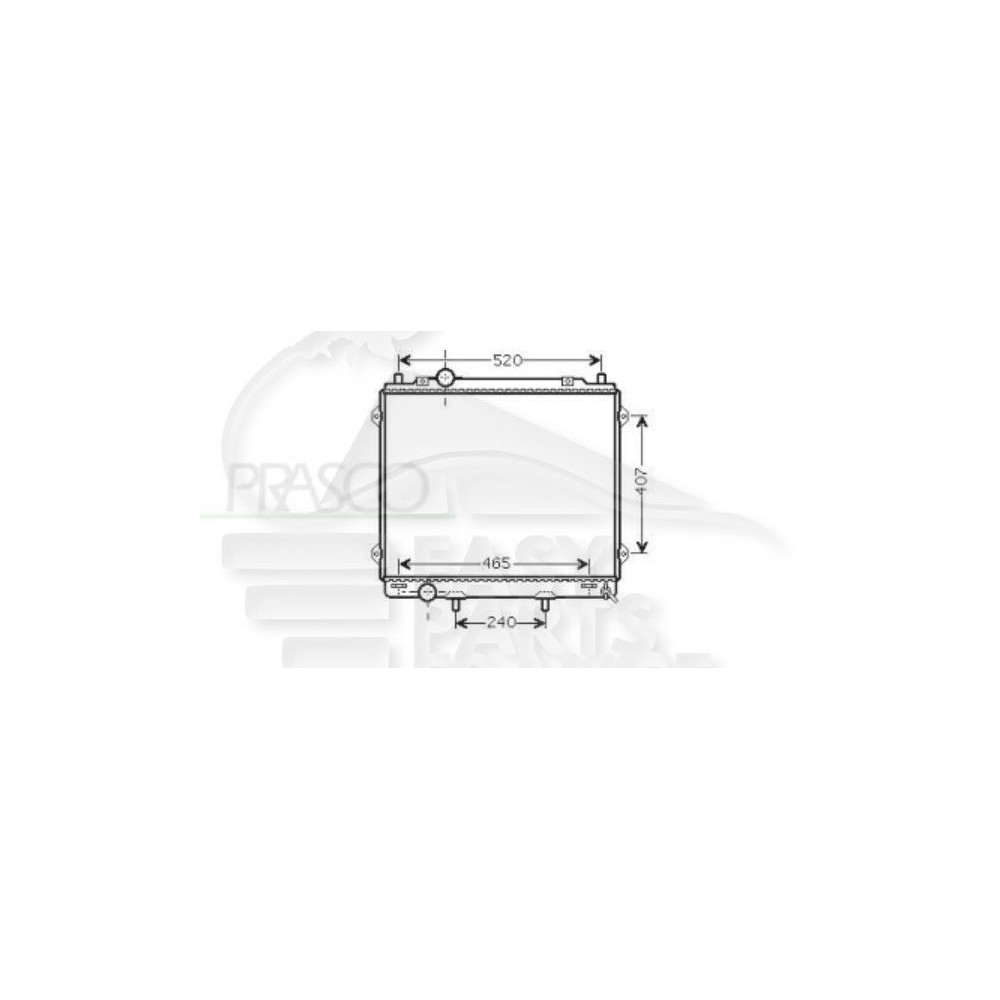 RADIATEUR 2.5 TDIC BOÎTE AUTO AVEC OU SANS CLIM pour HYUNDAI TERRACAN
