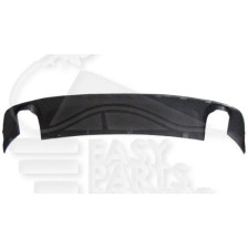 SPOILER DE PARE-CHOC ARRIÈRE NOIR AVEC DOUBLE SORTIE ÉCHAPPEMENT pour AUDI A6