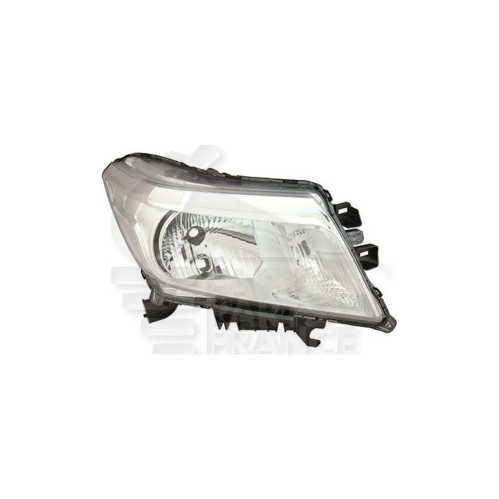 PHARE OPTIQUE DROIT H4 MANUEL OU ÉLECTRIQUE pour NISSAN NAVARA
