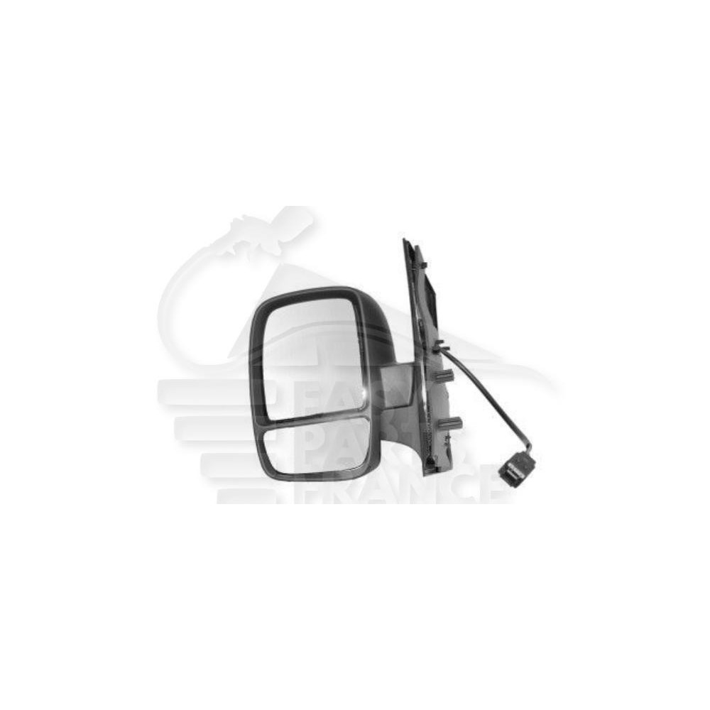 RÉTROVISEUR GAUCHE ÉLECTRIQUE CHAUFFANT DOUBLE GLACE A PEINDRE pour FIAT SCUDO