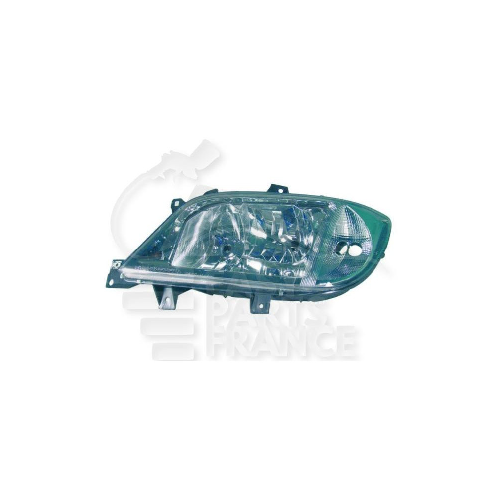 PHARE OPTIQUE GAUCHE H7+H3 ÉLECTRIQUE SANS MOTEUR pour MERCEDES SPRINTER