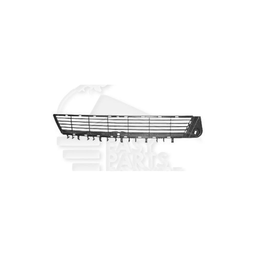 GRILLE DE PARE-CHOC AVANT CENTRALE NOIRE SAUF GTS pour OPEL VECTRA