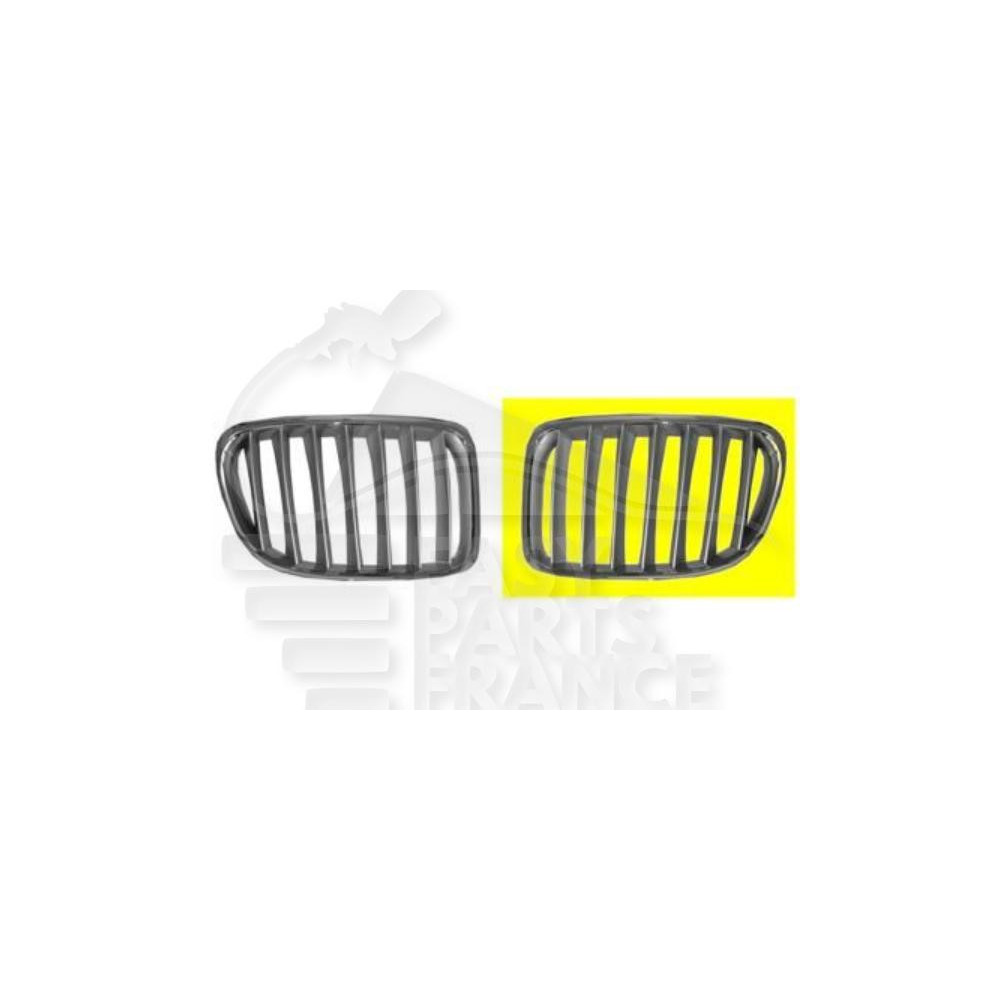 GRILLE DE CALANDRE GAUCHE ARGENT - CHROMEE pour BMW X1