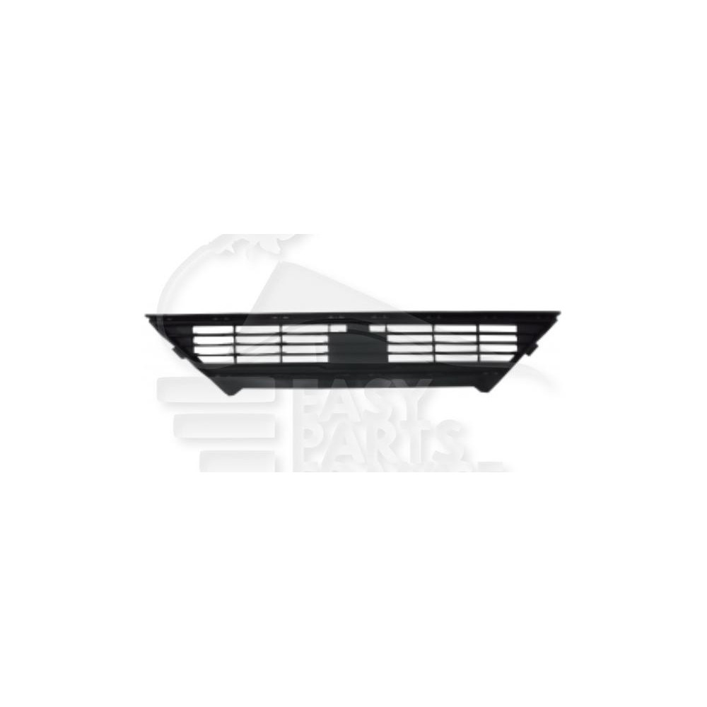 GRILLE DE PARE-CHOC AVANT CENTRALE INFÉRIEUR NOIRE pour FORD FIESTA