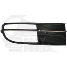 GRILLE CENTRALE DE PARE-CHOC AVANT NOIRE AVEC MOULURES CHROMEES pour VOLKSWAGEN NEW BEETLE