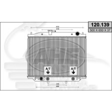 RADIATEUR 3.0 BOÎTE AUTO AVEC OU SANS CLIM pour NISSAN TERRANO
